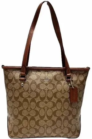 Coach Femme, Pre-owned, Brun, Taille: ONE Size Pre-owned Toile cabas