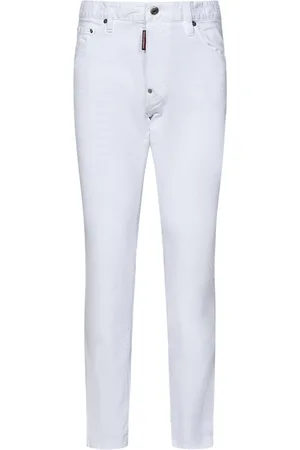 Dsquared2 Homme, Jeans, Blanc, Taille: XS Jean Slim-Fit Blanc Aw24