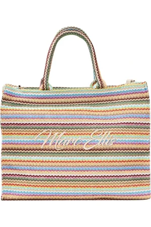 MARC ELLIS Femme, Sacs, Multicolore, Taille: ONE Size Sac de plage coloré à zigzag