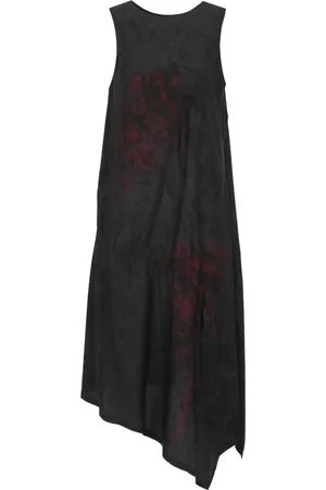 Y-3 Femme, Robes, Noir, Taille: 36 FR Robe Noire sans Manches avec Détails en Dentelle