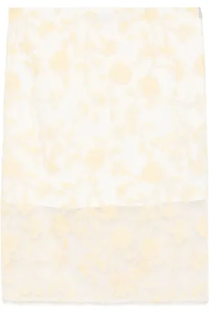 ROTATE Femme, Jupes, Jaune, Taille: 40 FR Jupe Midi Perles Florales
