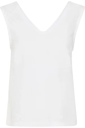 Part Two Femme, Tops, Blanc, Taille: 48 FR Silhouette Détendue Bright Blouse