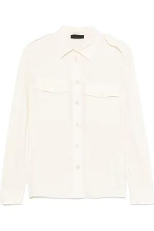 Liu Jo Femme, Blouses et Chemises, Blanc, Taille: 38 FR Chemise Bianco Mode Femme