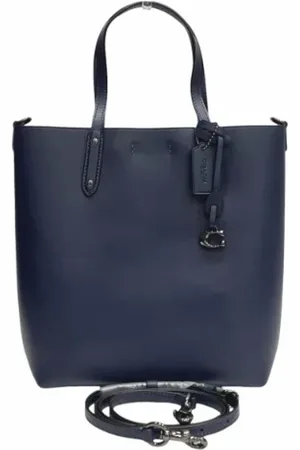 Coach Femme, Pre-owned, Bleu, Taille: ONE Size Pre-owned Cuir sacs-main