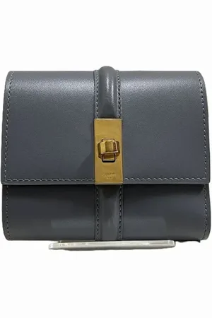 Céline Femme, Pre-owned, Gris, Taille: ONE Size Pre-owned Cuir petite-maroquinerie