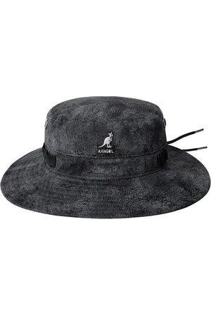 Kangol Homme, Accessoires, Noir, Taille: M Chapeau de pêcheur noir d