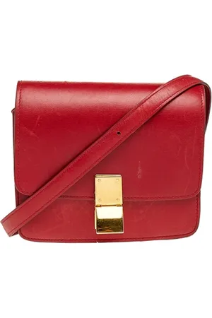 Céline Femme, Pre-owned, Rouge, Taille: ONE Size Pre-owned Cuir sacs-celine