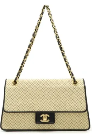 CHANEL Femme, Pre-owned, , Taille: ONE Size Pre-owned Toile sacs-chanel