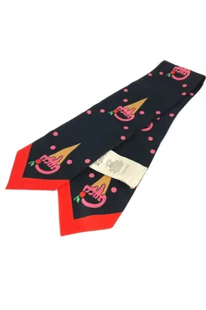 Gucci Femme, Pre-owned, Multicolore, Taille: ONE Size Pre-owned Soie foulards