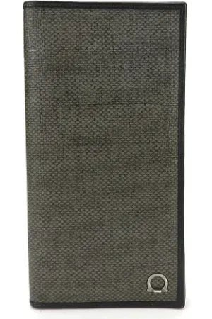 Salvatore Ferragamo Homme, Pre-owned, Gris, Taille: ONE Size Pre-owned Plastique petite-maroquinerie