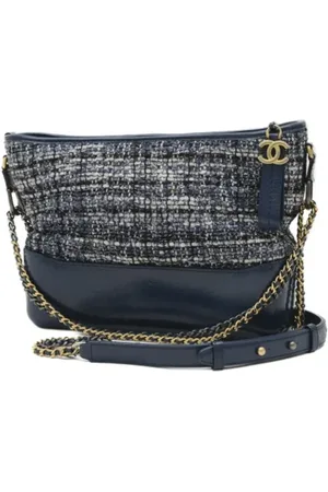 CHANEL Femme, Pre-owned, Bleu, Taille: ONE Size Pre-owned Tissu sacs-chanel