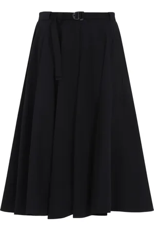 Moncler Femme, Jupes, Noir, Taille: 36 FR Jupe Noire Élégante