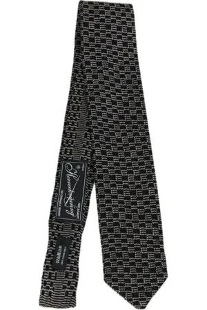 mfpen Homme, Accessoires, Noir, Taille: ONE Size Cravate Formelle en Soie Jacquard