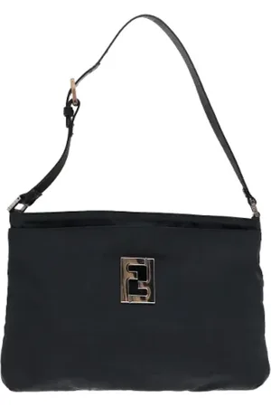 Fendi Femme, Pre-owned, Noir, Taille: ONE Size Pre-owned Toile sacs-fendi