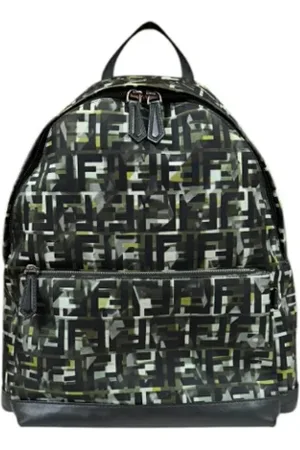 Fendi Femme, Pre-owned, Multicolore, Taille: ONE Size Pre-owned Nylon sacs-fendi