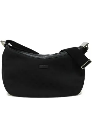 Gucci Homme, Pre-owned, Noir, Taille: ONE Size Pre-owned Toile sacs-bandouliere