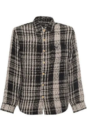 Guess Homme, Chemises, Multicolore, Taille: S Chemise Bi-Color avec Logo Brodé
