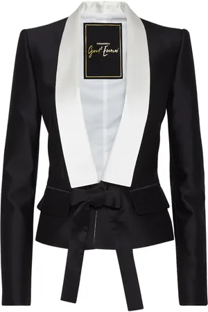 Dsquared2 Femme, Vestes, Noir, Taille: 42 FR Blazer Gatsby Fit Noir Vêtements d