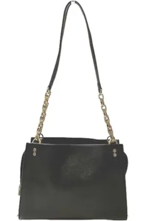 Coach Femme, Pre-owned, Noir, Taille: ONE Size Pre-owned Cuir sacs-ports-paule