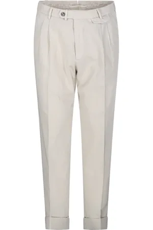 Biagio Santaniello Homme, Pantalons, Blanc, Taille: L Pantalon Palatino Panna