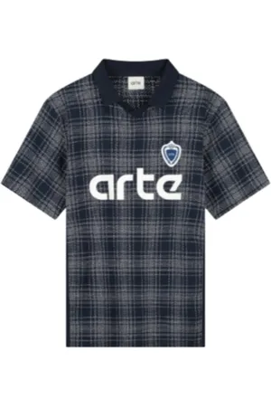 Arte Antwerp Homme, Tops, Bleu, Taille: L Retro Sporty T-shirt