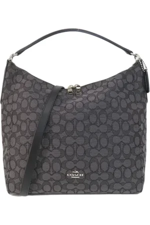 Coach Femme, Pre-owned, Noir, Taille: ONE Size Pre-owned Toile sacs-main