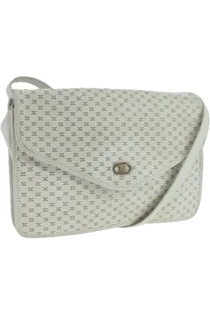 Céline Femme, Pre-owned, Blanc, Taille: ONE Size Pre-owned Toile sacs-celine