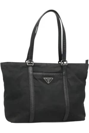 Prada Femme, Pre-owned, Noir, Taille: ONE Size Pre-owned Nylon sacs-prada