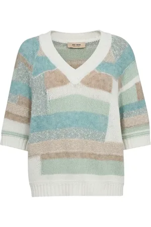 Mos Mosh Femme, Pulls, Multicolore, Taille: 38 FR Pull Patch Knit Surf Spray