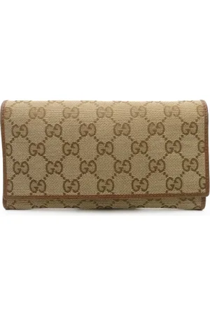 Gucci Femme, Pre-owned, Brun, Taille: ONE Size Pre-owned Toile petite-maroquinerie