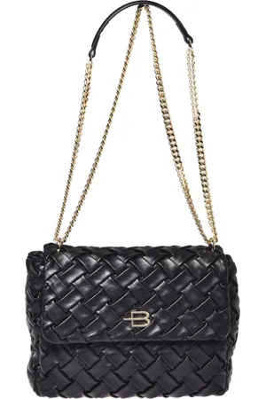 BALDININI Femme, Sacs, Noir, Taille: ONE Size Crossbody bag in woven leather