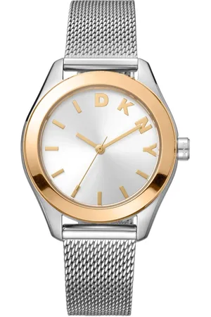 DKNY Femme, Accessoires, Gris, Taille: ONE Size Montre Analogique Quartz Élégante pour Femme