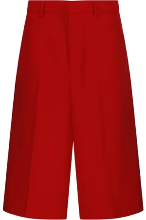 Ami Femme, Shorts, Rouge, Taille: 40 FR Shorts Bermuda larges rouges