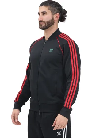 adidas Homme, Sweatshirts et sweats à capuche, Noir, Taille: S Sweat à Zip Classique