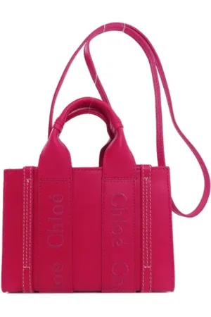 Chloé Femme, Pre-owned, Rose, Taille: ONE Size Pre-owned Cuir sacs-main
