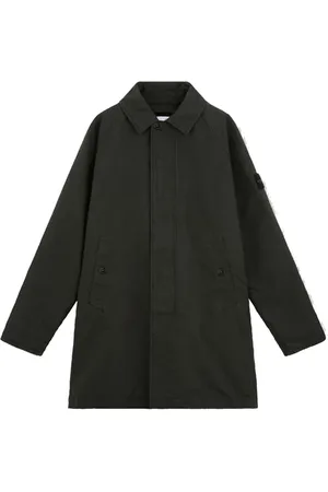 Stone Island Homme, Manteaux, Noir, Taille: L Parka David-Tc Doublée en Laine