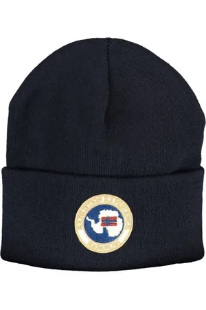 Napapijri Homme, Accessoires, Bleu, Taille: ONE Size Chapeau et Bonnets en Acrylique Bleu