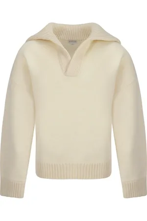 Bottega Veneta Homme, Pulls, , Taille: S Pull en Laine Col V Mode Homme