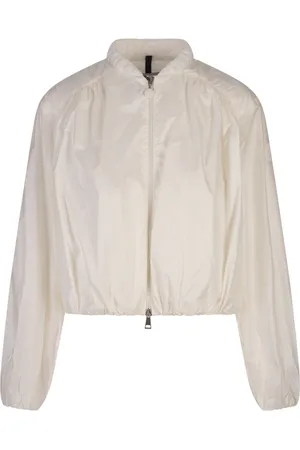 Moncler Femme, Vestes, Blanc, Taille: 40 FR Doudoune Blanche avec Rembourrage en Polyester