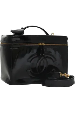 CHANEL Femme, Pre-owned, Noir, Taille: ONE Size Pre-owned Cuir trousses-de-toilette