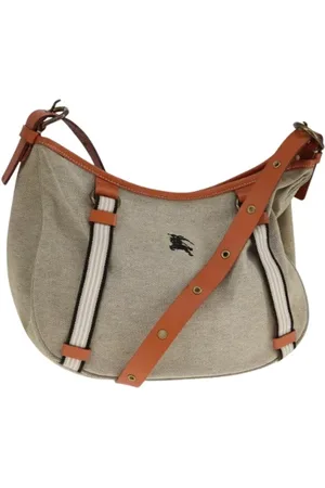 Burberry Femme, Pre-owned, , Taille: ONE Size Pre-owned Toile sacs-ports-paule