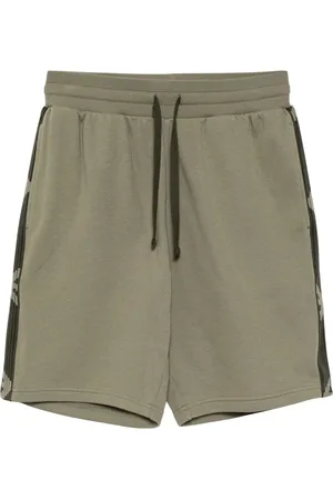 Emporio Armani Homme, Shorts, Gris, Taille: M Shorts Bermuda en coton avec bandes latérales