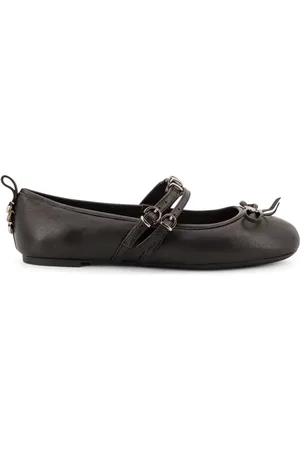 Pinko Femme, Chaussures, Noir, Taille: 37 EU Chaussures plates noires avec détail oiseaux amoureux