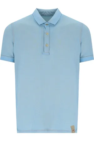 BOB der Bär Homme, Tops, Bleu, Taille: L Polo Réversible Bleu Clair Gris