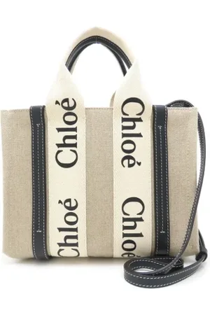 Chloé Femme, Pre-owned, Blanc, Taille: ONE Size Pre-owned Cuir sacs-main