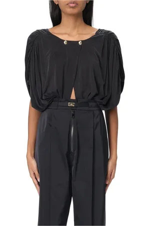 Elisabetta Franchi Femme, Vestes, Noir, Taille: 38 FR Veste Élégante pour un Look Tendance