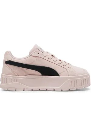 PUMA Femme, Chaussures, Rose, Taille: 40 1/2 EU Karmen II Baskets Femme Noir Rose