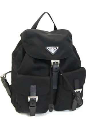 Prada Femme, Pre-owned, Noir, Taille: ONE Size Pre-owned Cuir sacs-prada
