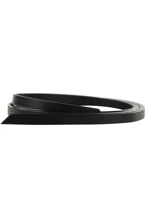 Crida Milano Femme, Accessoires, Noir, Taille: ONE Size Ceinture Tesine en Cuir Mince, à la Taille