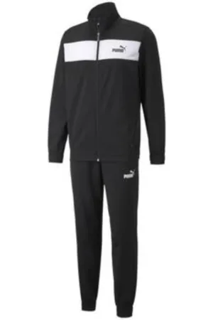 PUMA Homme, Sport, Noir, Taille: S Ensemble de Survêtement Homme Noir Blanc